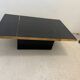 Sliding coffee table - hidden bar - Belgo Chrom