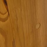 Vintage side table Ate van Apeldoorn Pine wood 1970s Dutch Design