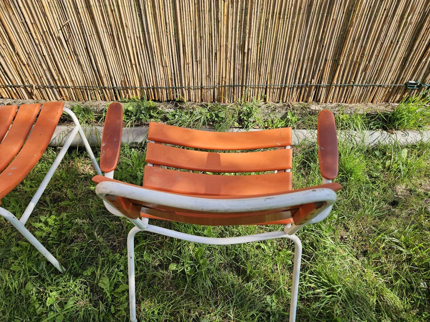 Lot 2 fauteuils de terrasse ou jardin