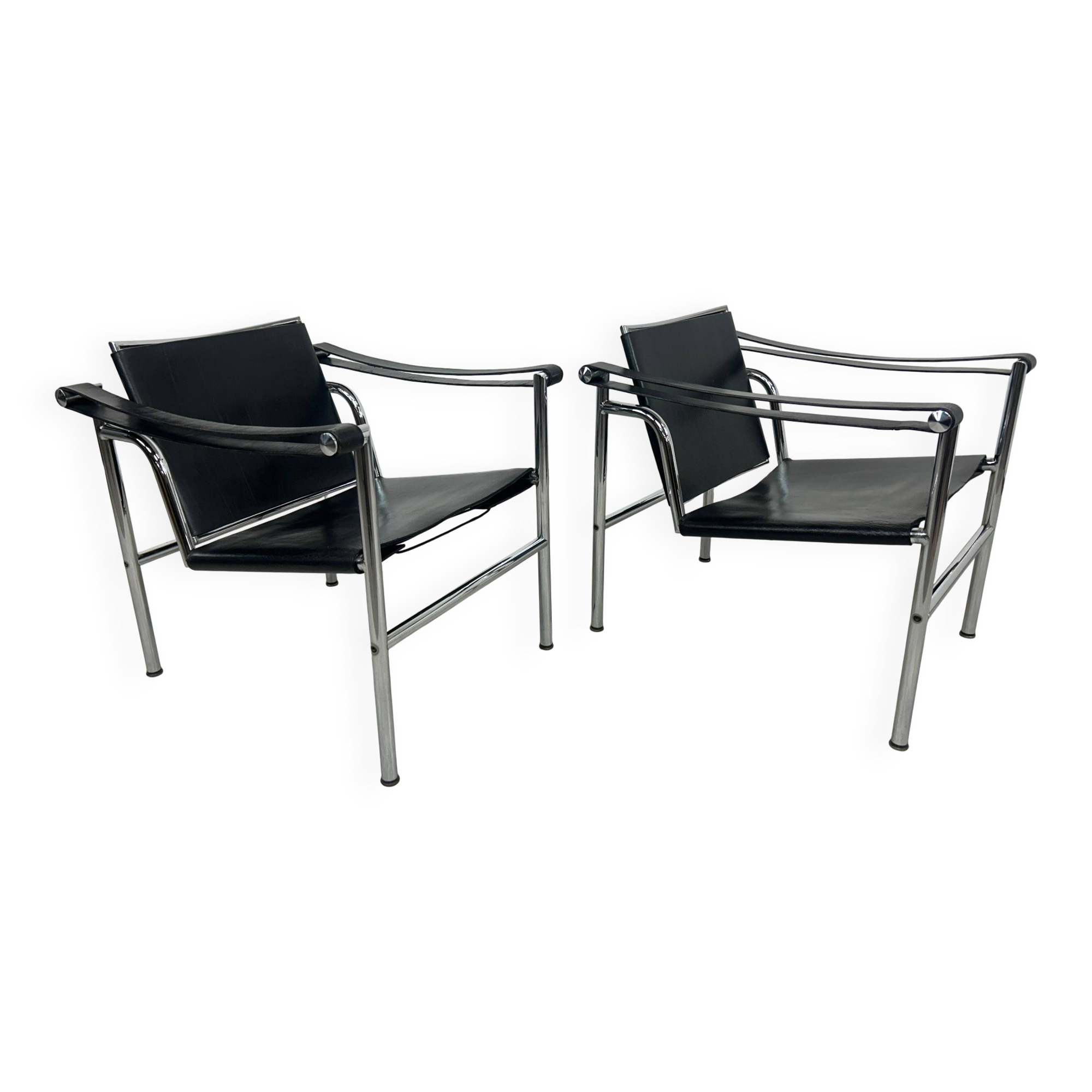 Chaises Bauhaus LC1 par Le Corbusier pour Cassina