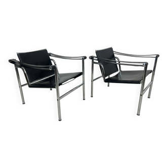 Chaises Bauhaus LC1 par Le Corbusier pour Cassina