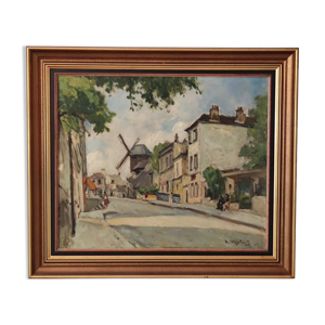 Huile sur toile de René Vogelweith