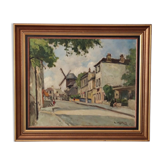 Oil on canvas by René Vogelweith (1881-1950) dated and signed
