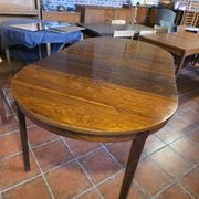 Table scandinave extensible en palissandre des années 60
