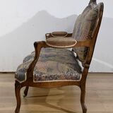 Louis XV style living room in walnut – 1920