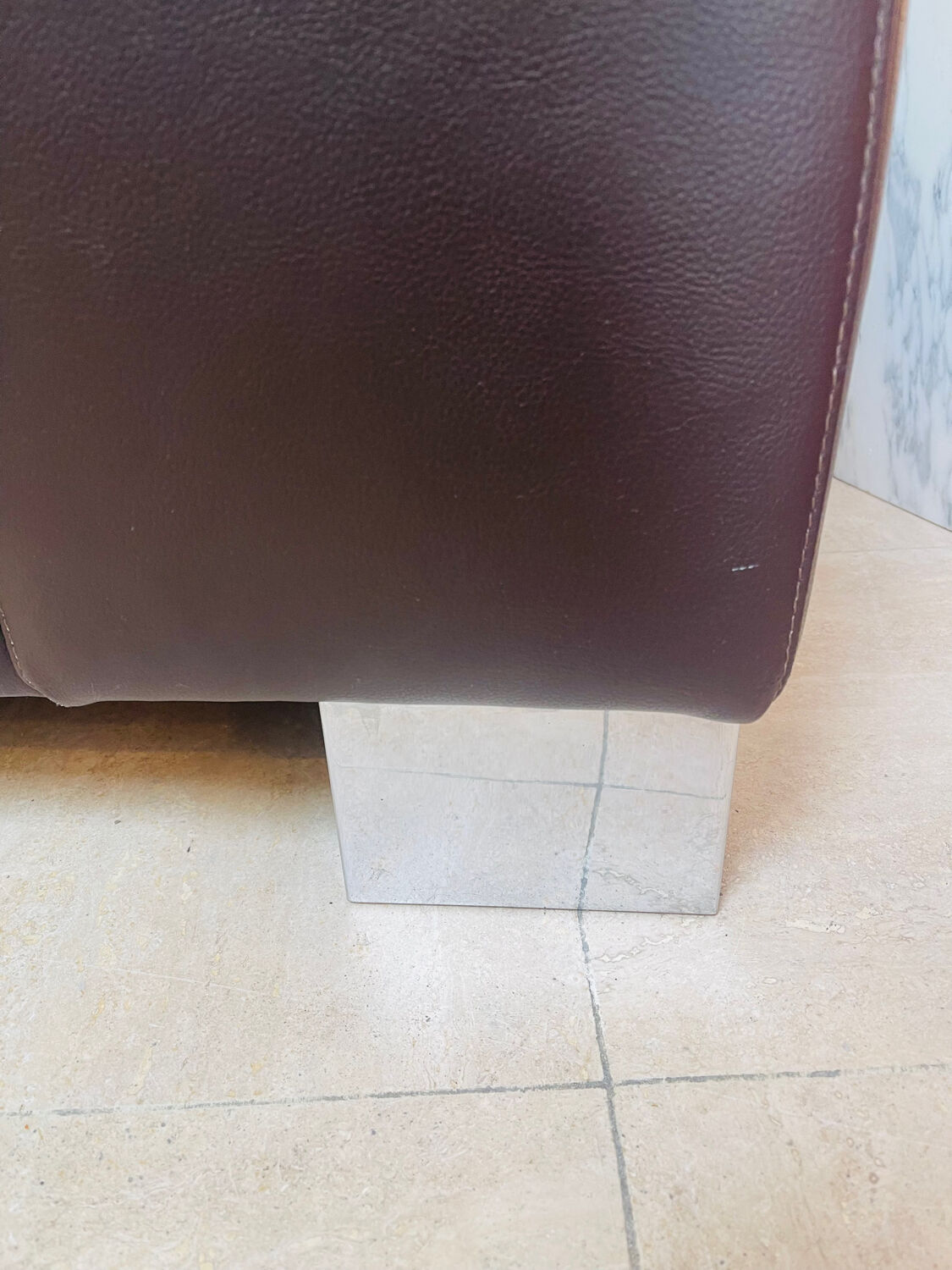 "Bahia" canapé BoConcept brown leather, 2016