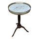 Tripod marble pedestal table