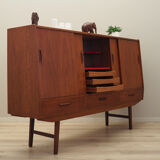 Teak highboard, Danish design, 1960s, Denmark