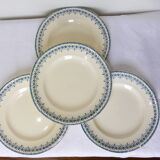 4 dessert plates from Longwy model Bordeaux 211227