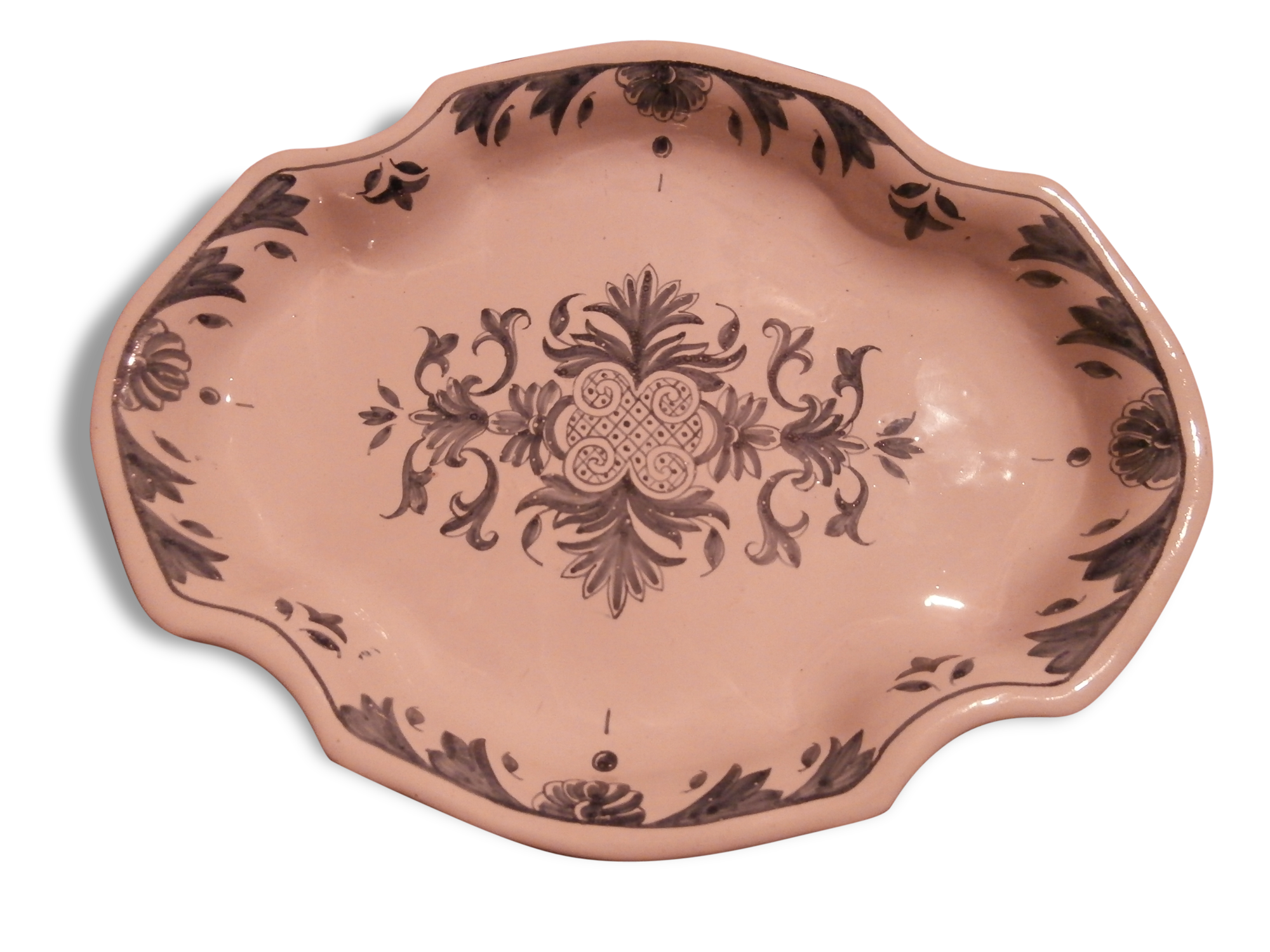 Small serving of Nevers earthenware dish