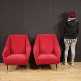Pair of Italian armchairs from the 60s