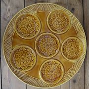 1970s Artichoke Barbotine Dish