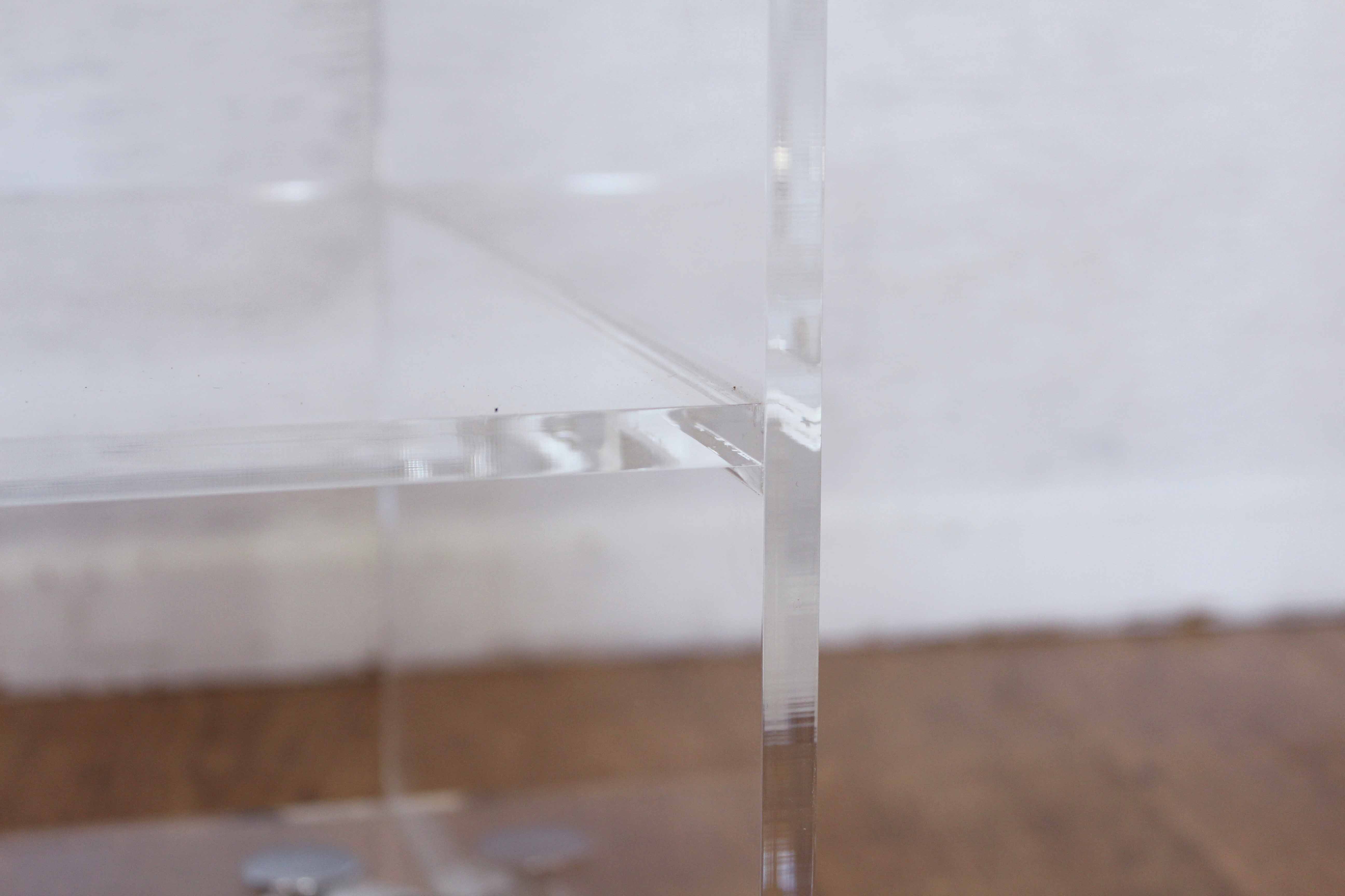 Plexiglas coffee or side table