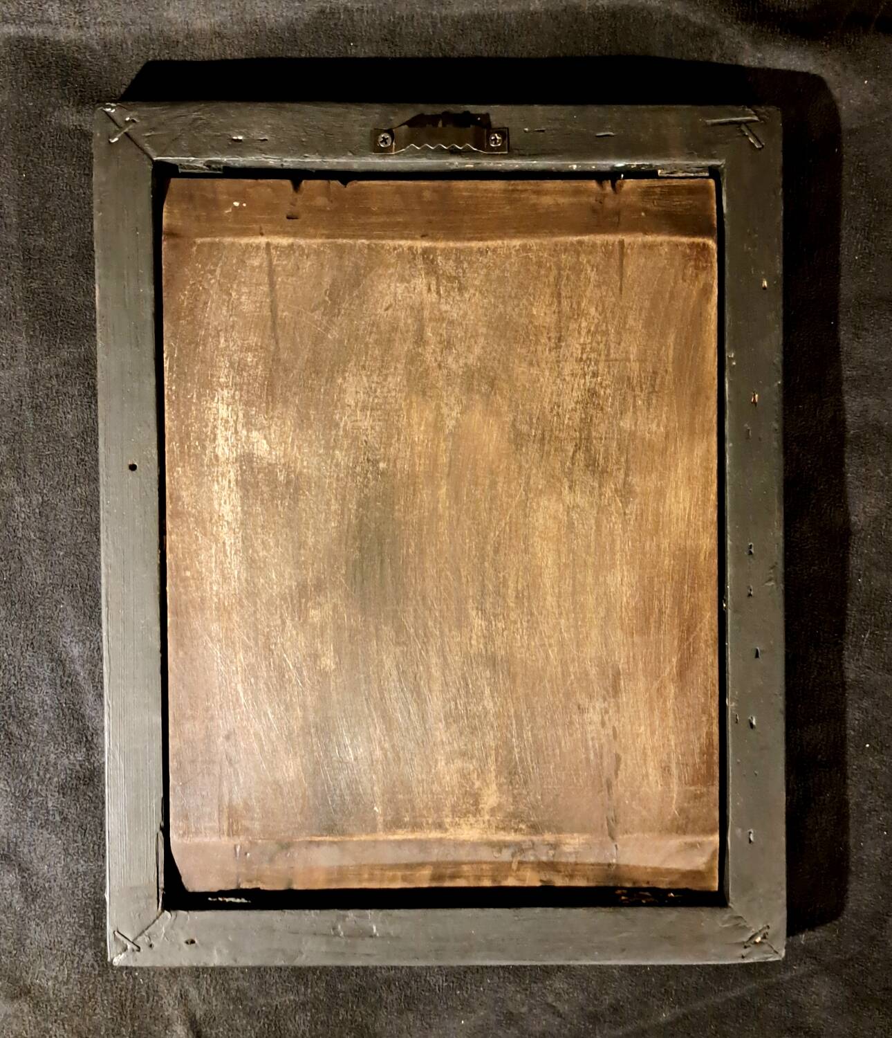 Impressionist painting, oil on wood signed - Northern school