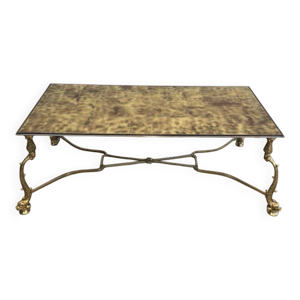 Table basse en laiton - maison