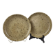 2 dishes in Puisaye pyrite stoneware