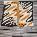 Pair of vintage wool bedspreads