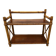 1970s rattan standing shelf