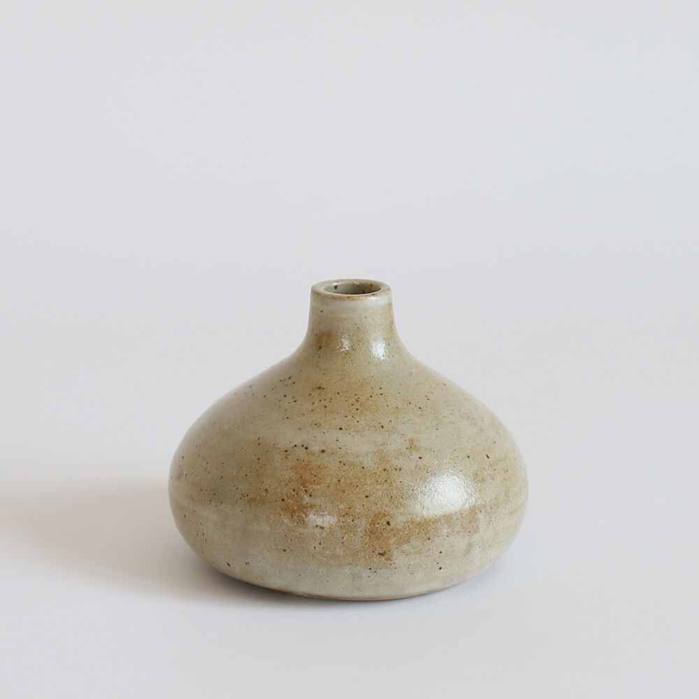 Signed sandstone vase