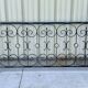 Wrought iron garden gate and railing from the 1950s - 5.20m