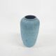 Blue ceramic fat lava vase. Attributed to Pieter Groeneveldt. Not marked.