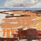 Original Swedish oil on canvas - "Coastal Landscape" attributed to Lars Börjesson - Signed - vintage and framed