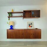 Danish design wall-mounted bookshelf Thygesen Sorensen teck vi
