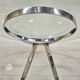 Vintage Chrome French design dining room set Boris Tabacoff 1970s