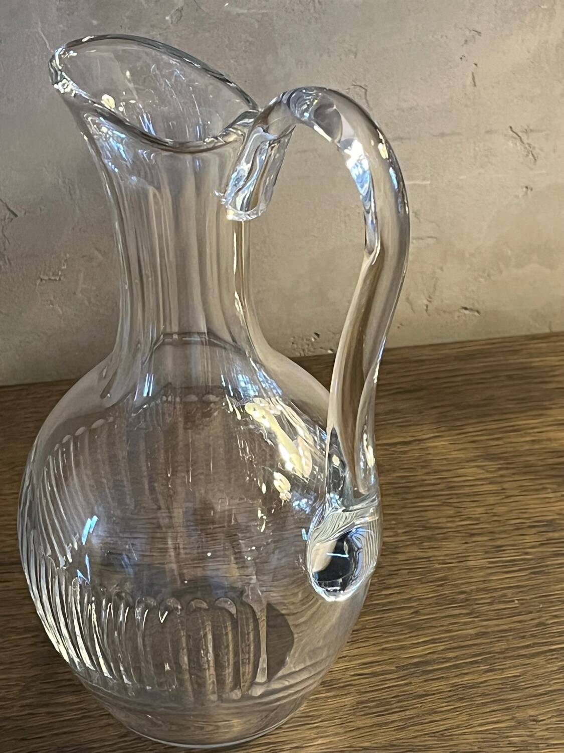 Baccarat crystal pitcher