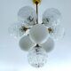 Large  Vintage Glass Pendant Light, 1960s