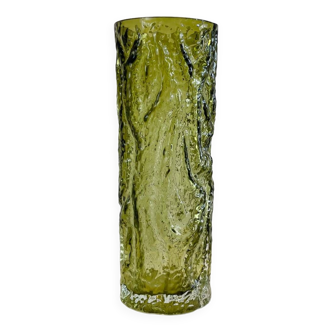 vase en verre texturé