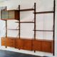 Modular Scandinavian wall shelf – Danish design from the 1970s