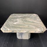 Green marble coffee table