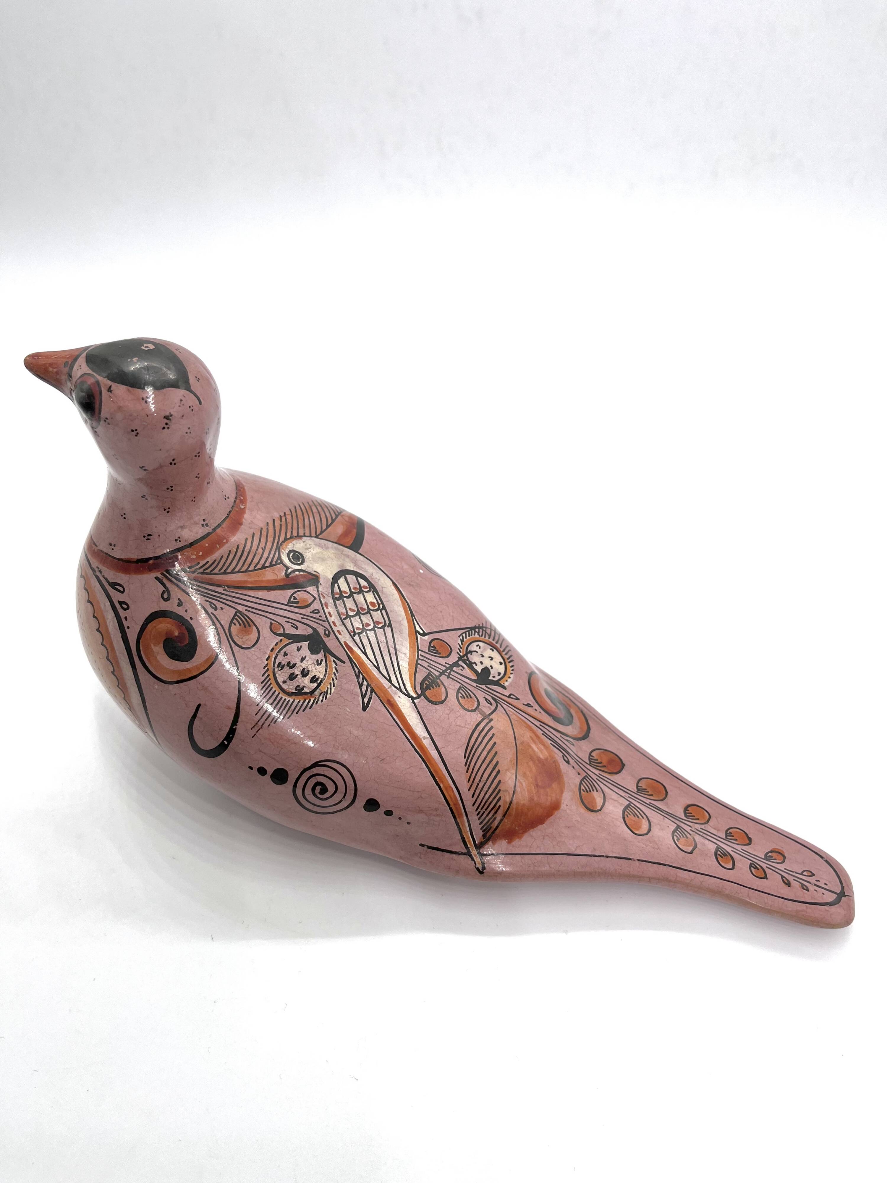 Bird Mexico vintage Mexican ceramic