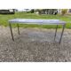 Stainless steel communal table