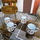 Set of 3 Moumoute Chairs, 2 Pelfran, 1 Barrel from 1960-1970.