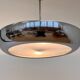 Chrome Bauhaus / Functionalism Pendant UFO by Napako, 1940s