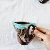 Impressionnant service à café français en céramique de Vallauris, design de style milieu du siècle