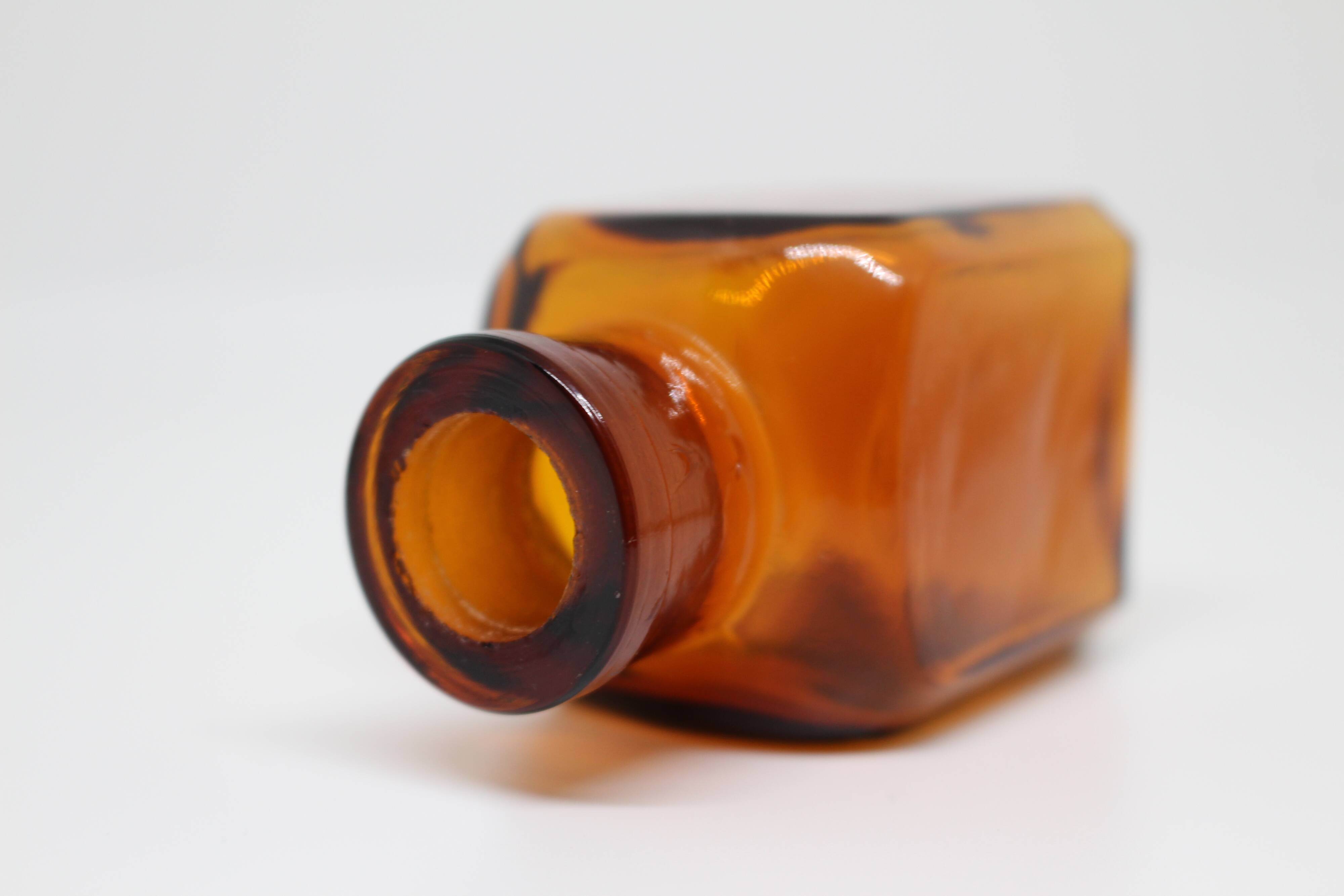 Amber Apothecary Bottle