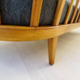 Mid-Century Modern Sculptural Canapé Model "Värend" Carl Malmsten, 1942