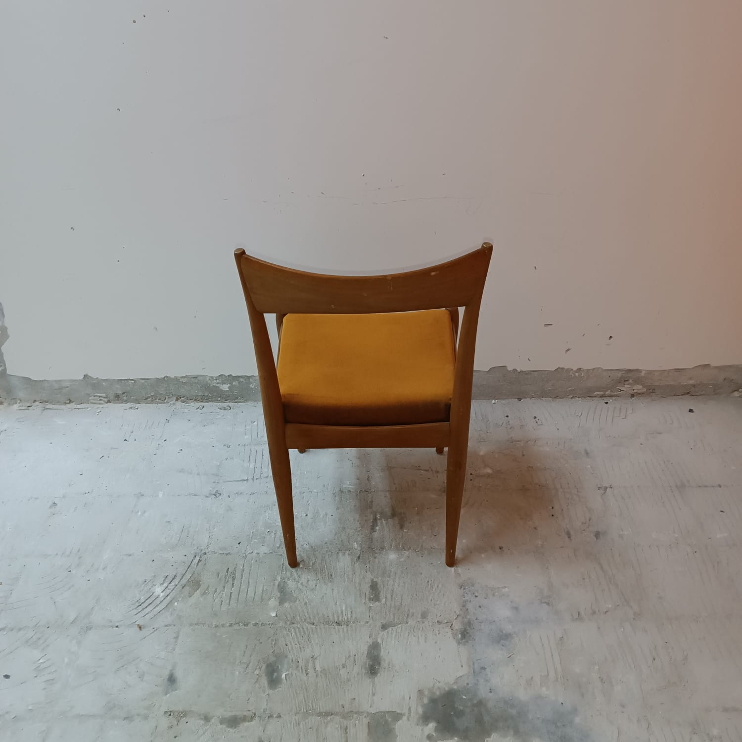 Chaise vintage en teck et hêtre, Danemark 1960