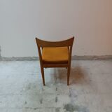Vintage teak and beech chair, Denmark 1960