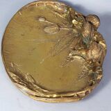 A. Marionnet Art Nouveau centerpiece gilt bronze, signed 41x30 cm C