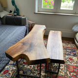 Table basse avec banc