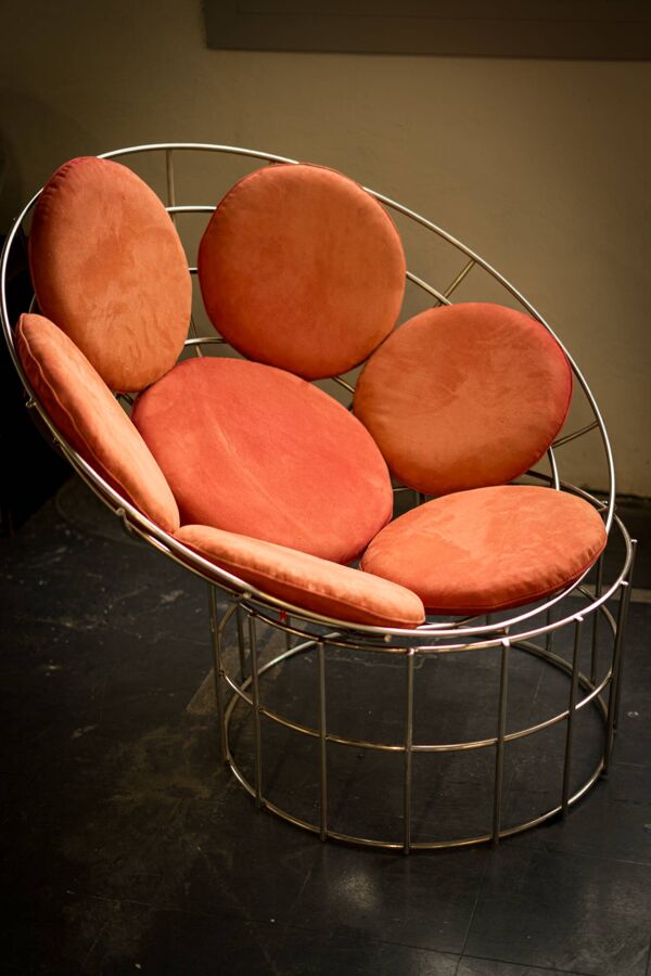 Fauteuil paon V. Panton
