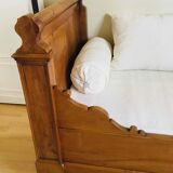 Solid cherry boat bed