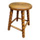 Old stool with turned legs