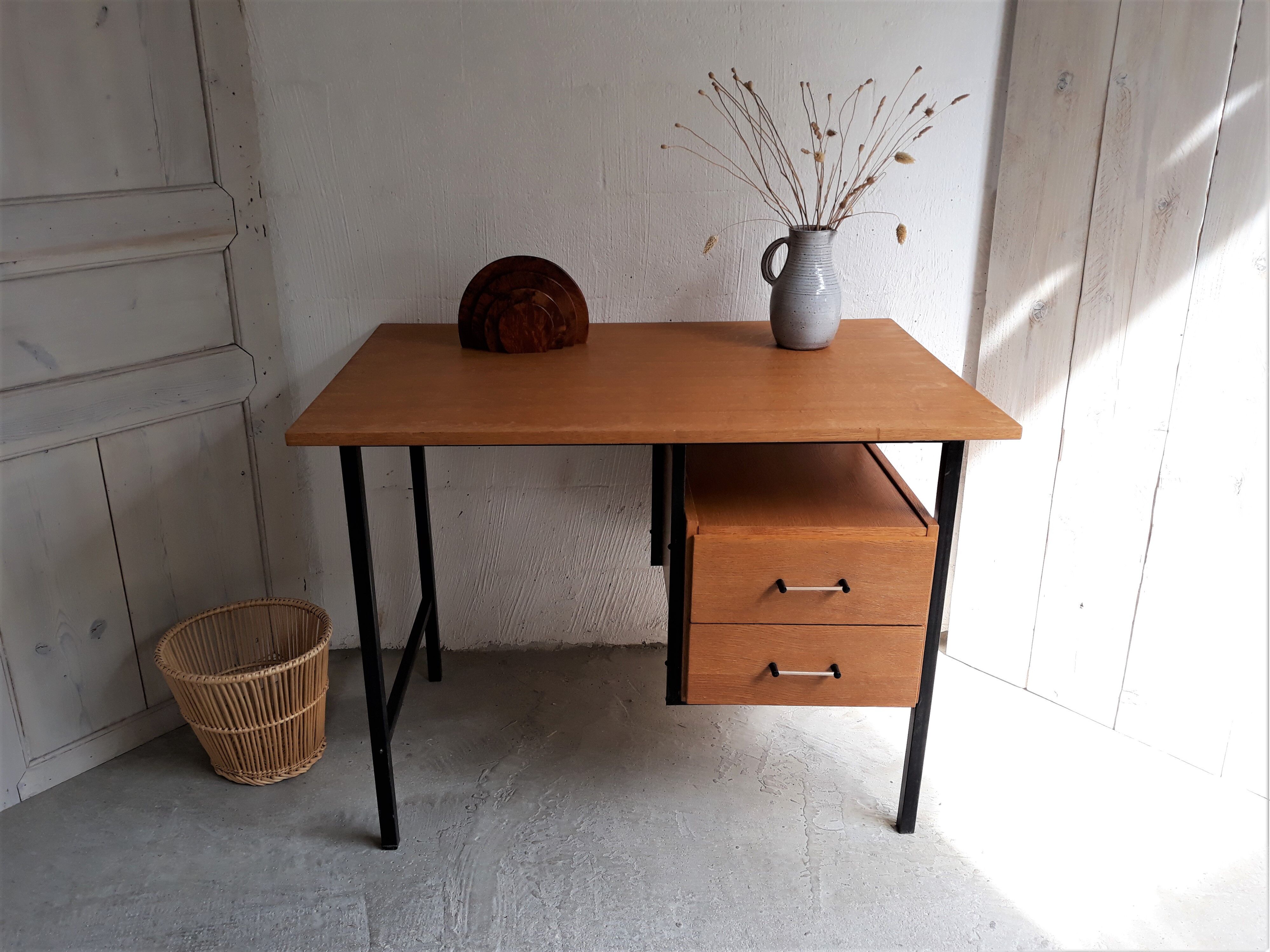 Bureau moderniste vintage 1960