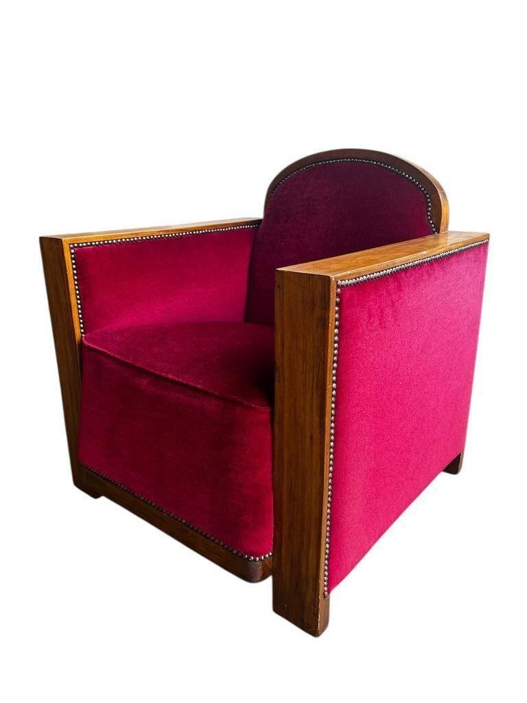 Fauteuil art déco vintage / fauteuil club / fauteuil une place
