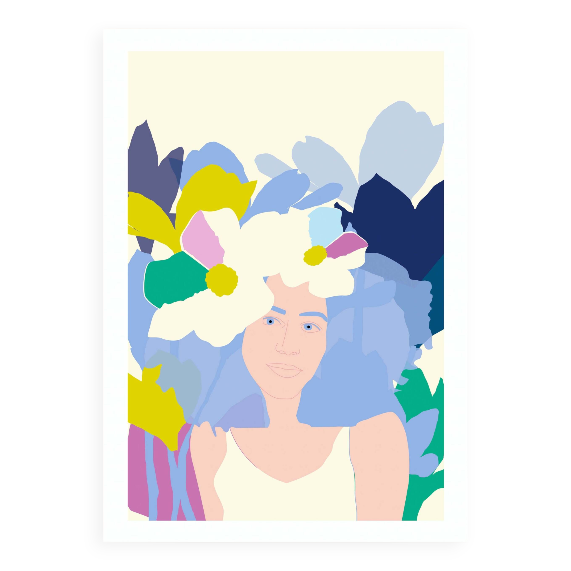 In the garden - illustration a3